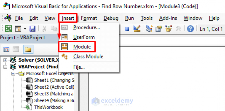 how-to-find-row-number-using-vba-in-excel-4-macros