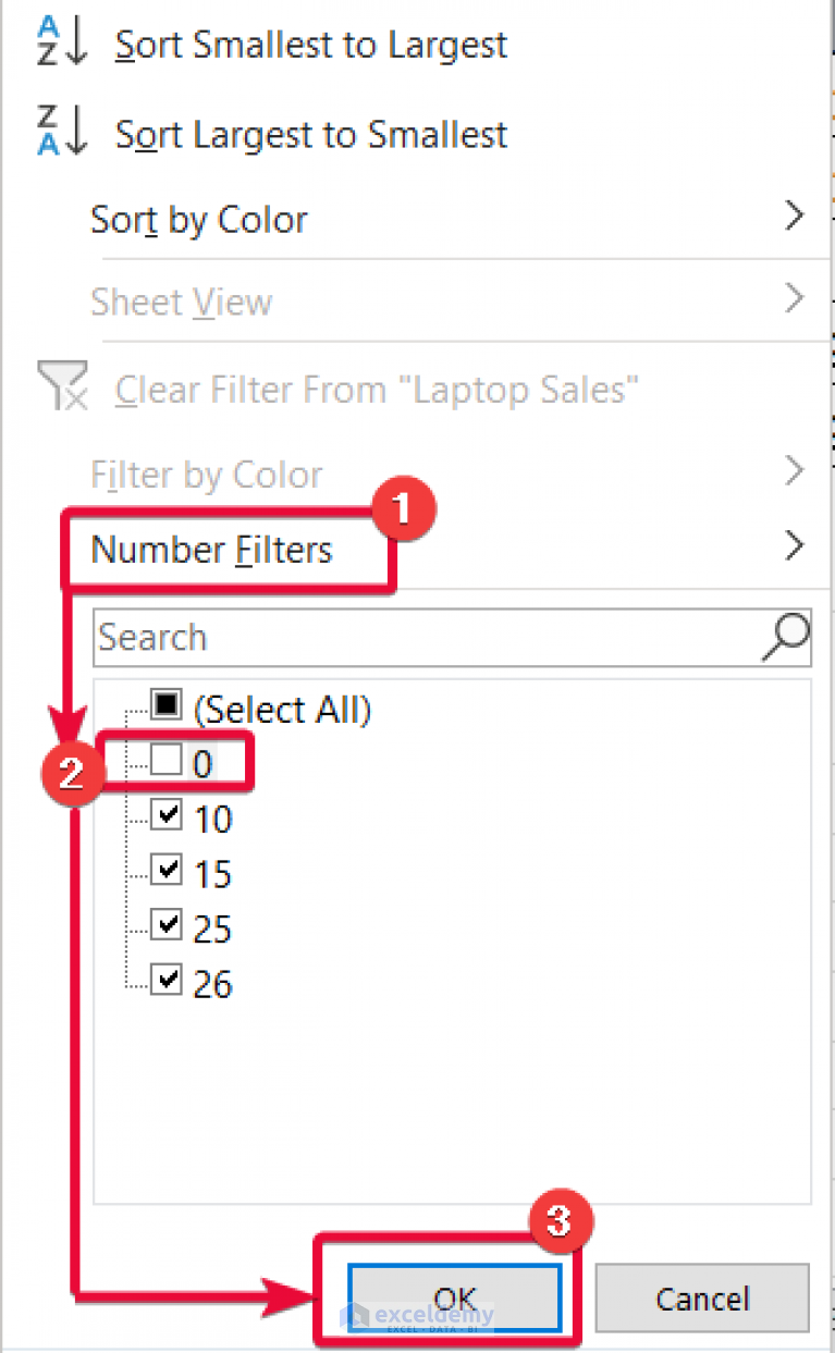 How to Hide Zero Values in Excel Chart (5 Easy Ways)