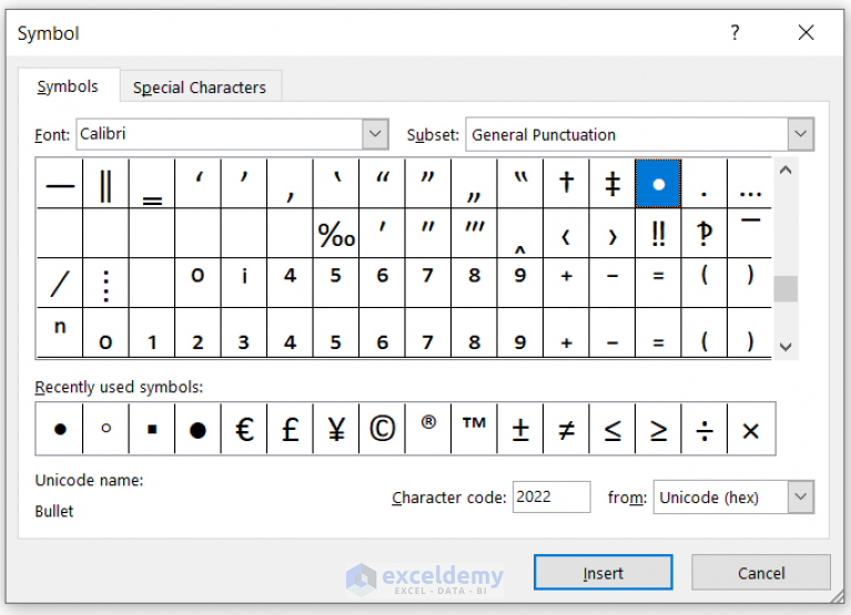 how-to-add-bullets-in-excel-cell-10-quick-ways-exceldemy