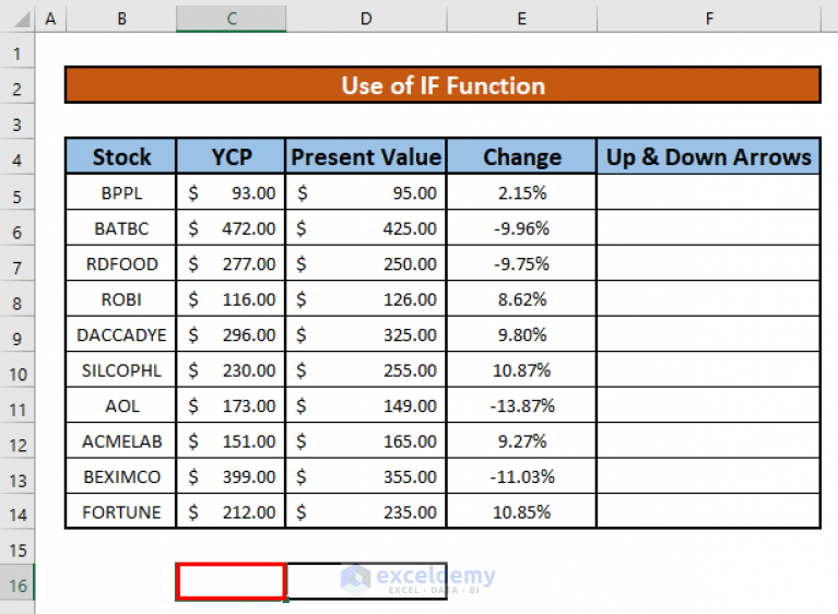 how-to-add-up-and-down-arrows-in-excel-4-easy-ways