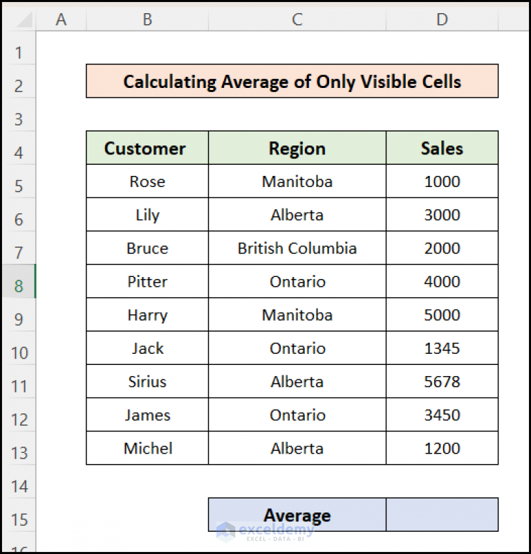 how-to-average-only-visible-cells-in-excel-3-quick-methods