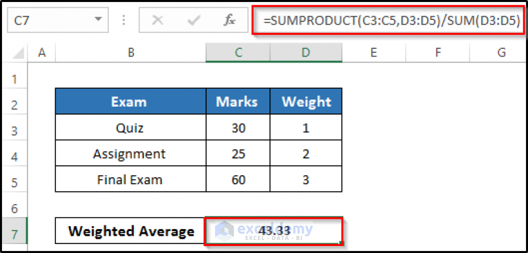 how-to-calculate-grades-with-weighted-percentages-in-excel