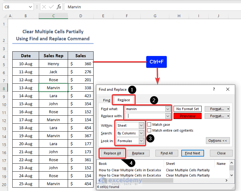 How To Clear Multiple Cells In Excel 2 Effective Methods 