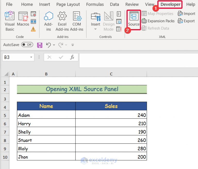 How To Convert Excel To XML File (With Easy Steps) - ExcelDemy