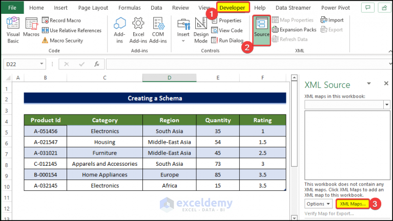 How to Create a Schema in Excel (with Detailed Steps)