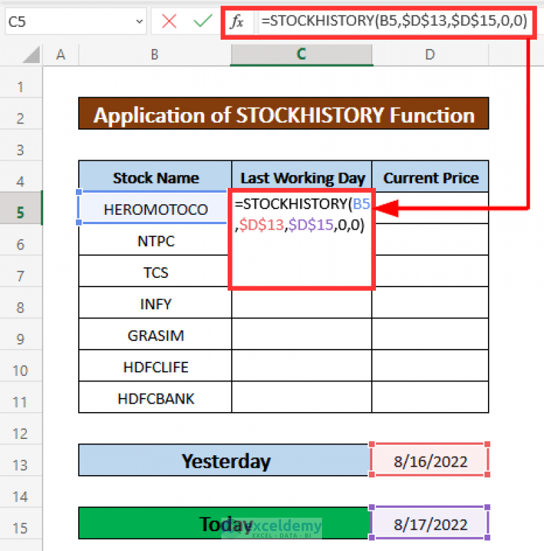 How To Get Current Stock Price Of India In Excel Exceldemy 0513
