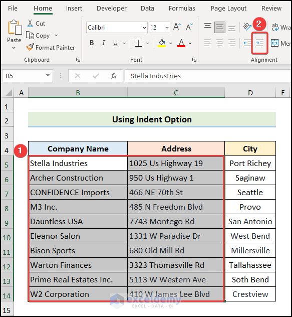 how-to-indent-twice-the-data-in-excel-4-easy-ways-exceldemy