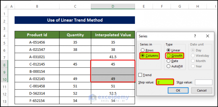 how-to-interpolate-missing-data-in-excel-4-ways-exceldemy