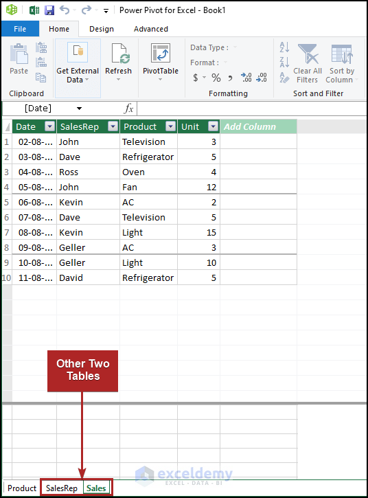 How to Manage Data Model in Excel (with Easy Steps)