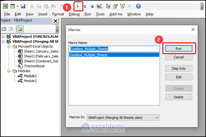 How To Merge All Sheets In Excel Into One