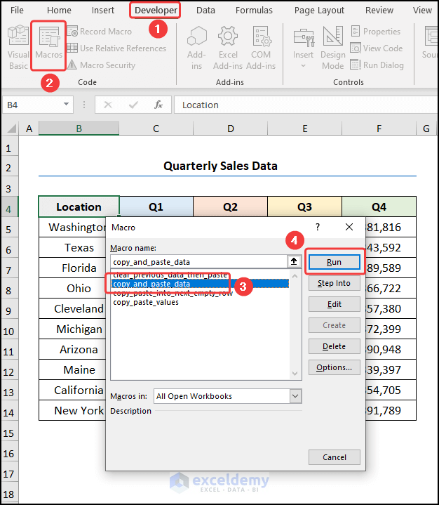 How To Open Another Workbook And Copy Data With Excel Vba 9812