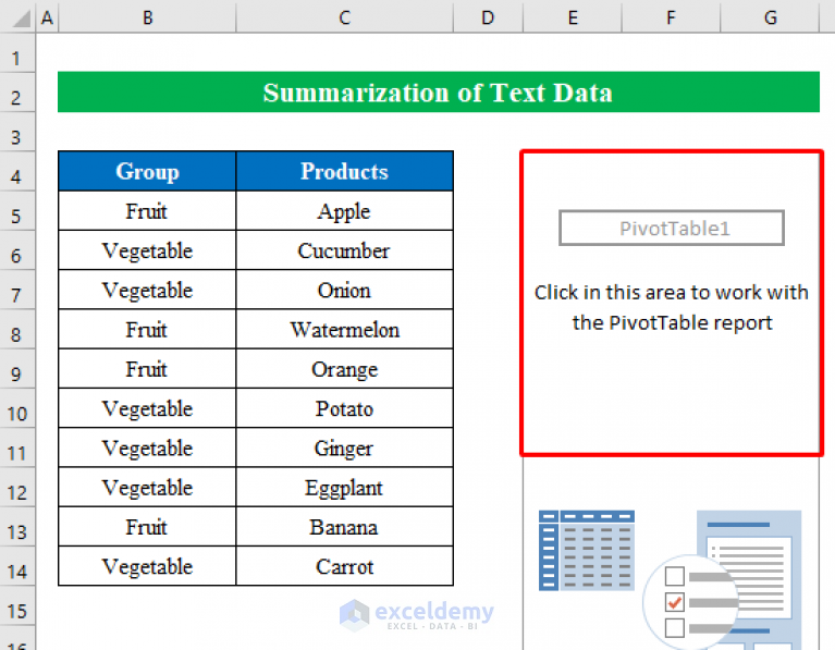 how-to-summarize-text-data-in-excel-with-easy-steps