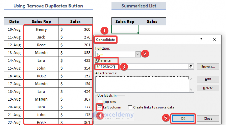 how-to-summarize-a-list-of-names-in-excel-5-effective-ways