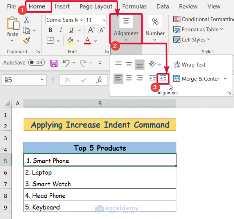 How To Insert Tab In Excel Cell (4 Easy Ways) - ExcelDemy