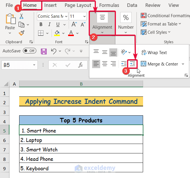 How To Insert Tab In Excel Cell 4 Easy Ways ExcelDemy