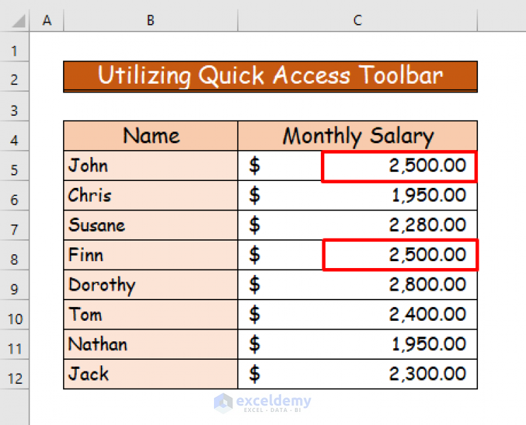 How To Undo Remove Duplicates In Excel (3 Ways) - ExcelDemy