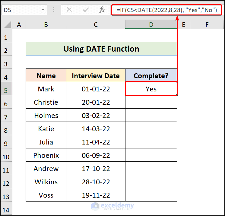 Excel If Cell Contains Date Then Highlight Row