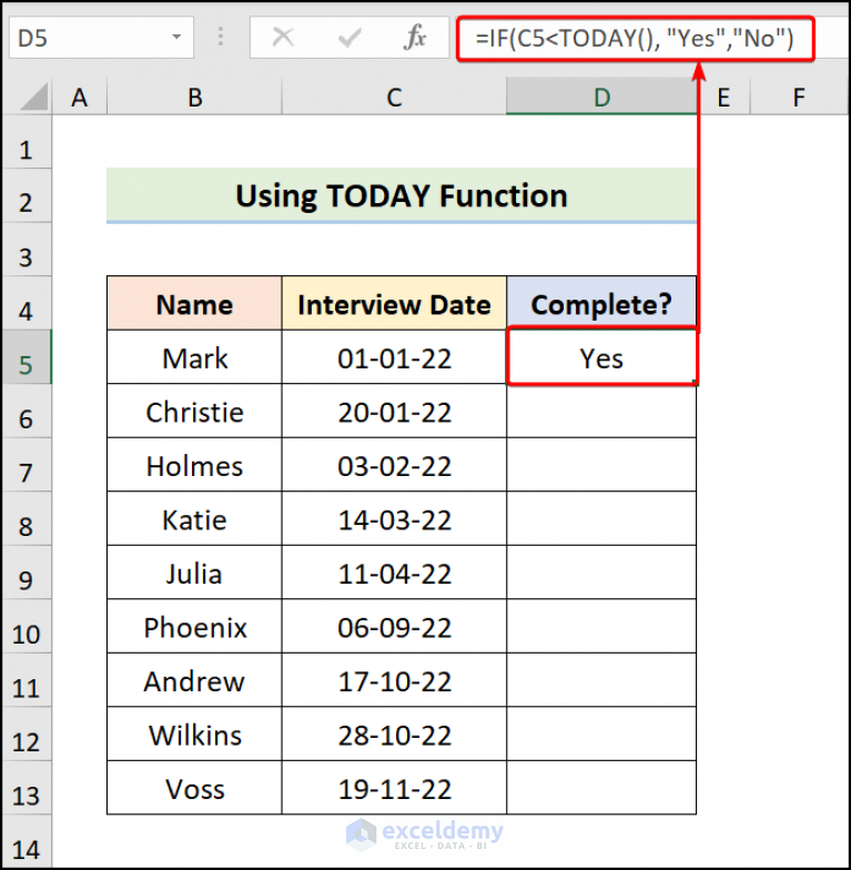 if-cell-contains-date-then-return-value-in-excel-5-examples