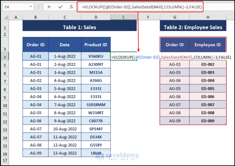 how-to-merge-two-tables-in-excel-using-vlookup-exceldemy