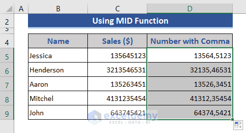 How To Delete The First 5 Digits In Excel