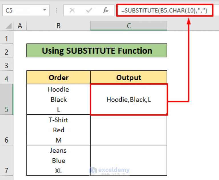 Replace Carriage Return With Comma