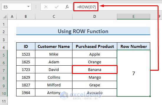 How To Get Row Number In Excel Vba Printable Templates Free 3571