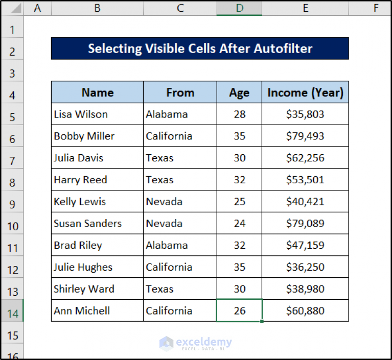 excel-vba-select-visible-cells-after-autofilter-4-examples