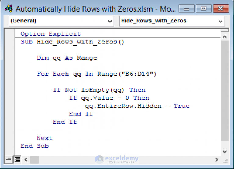 how-to-automatically-hide-rows-with-zero-values-in-excel