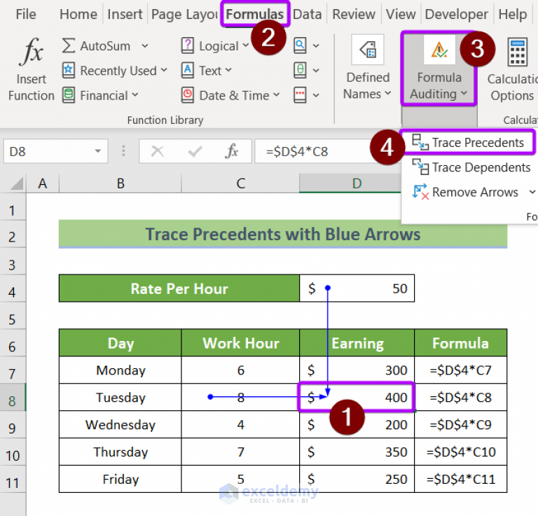 How To Use Blue Line With Arrows In Excel Exceldemy 3170