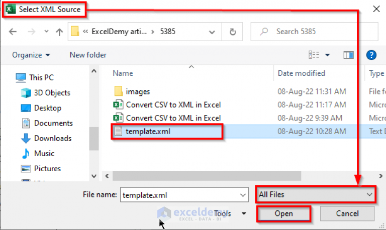 How to Convert CSV to XML in Excel (With Easy Steps)