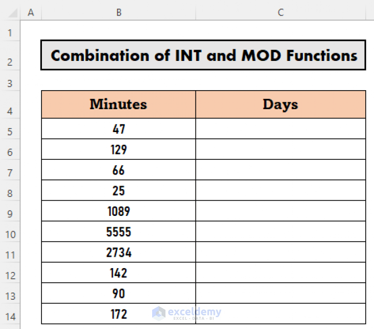 how-to-convert-minutes-to-days-in-excel-3-easy-methods