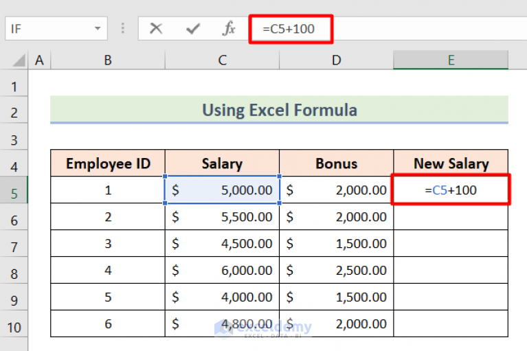 How To Add Number To Existing Cell Value In Excel ExcelDemy