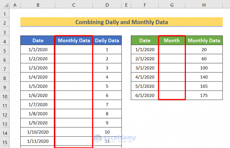 how-to-combine-daily-and-monthly-data-in-excel-chart