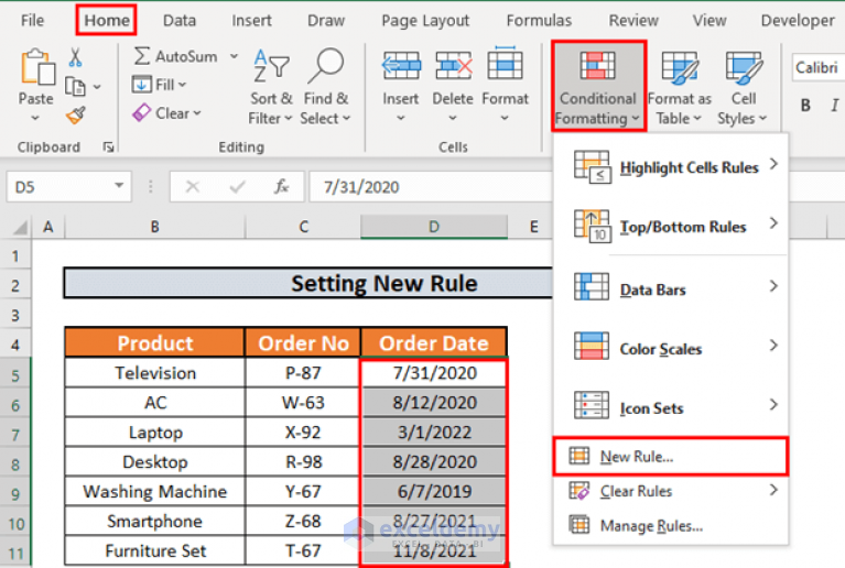 conditional-formatting-based-on-date-older-than-1-year-in-excel