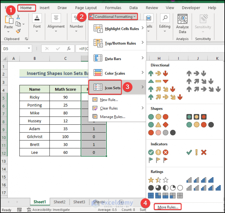 Excel Conditional Formatting Icon Sets Based On Another Cell