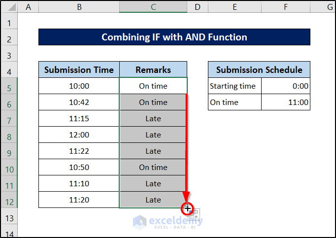 Excel If Time Is Between Range Then Return Value ExcelDemy