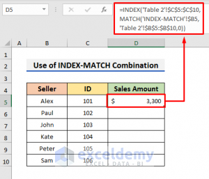 How to Merge Two Tables Based on One Column in Excel (3 Ways)