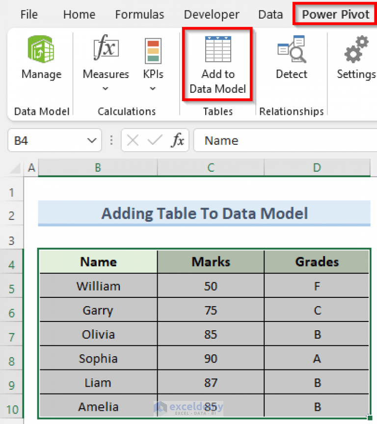 How To Remove Table From Data Model In Excel 2 Quick Tricks 