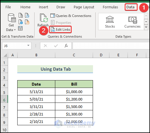 How To Update Links Without Opening File In Excel 4 Methods 