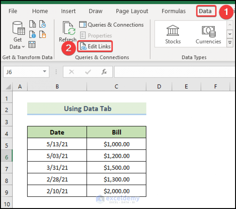 how-to-update-links-without-opening-file-in-excel-4-methods