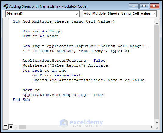 how-to-add-sheet-with-name-in-excel-vba-6-easy-ways