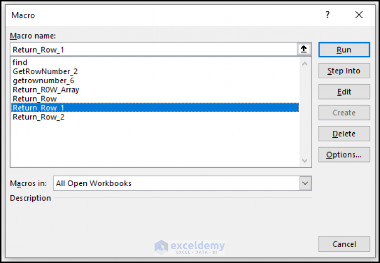 Excel Vba Search Column For String Return Row Number