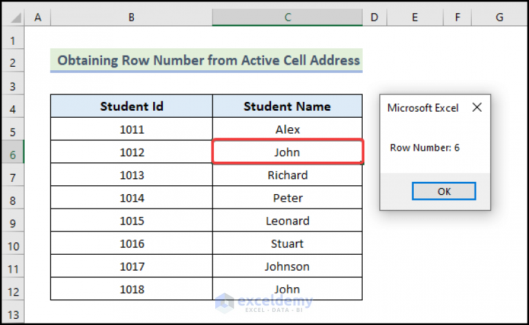 how-to-get-row-number-from-range-with-excel-vba-9-examples