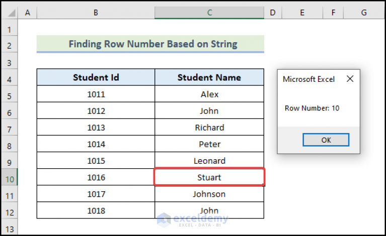 how-to-get-row-number-from-range-with-excel-vba-9-examples