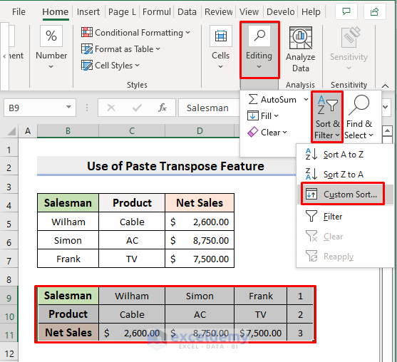  How To Flip Rows In Excel 4 Simple Methods ExcelDemy