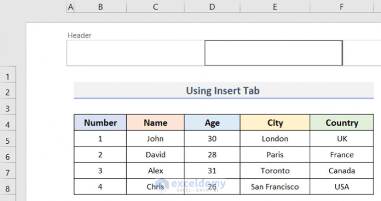 how-to-add-header-in-excel-5-quick-methods-exceldemy