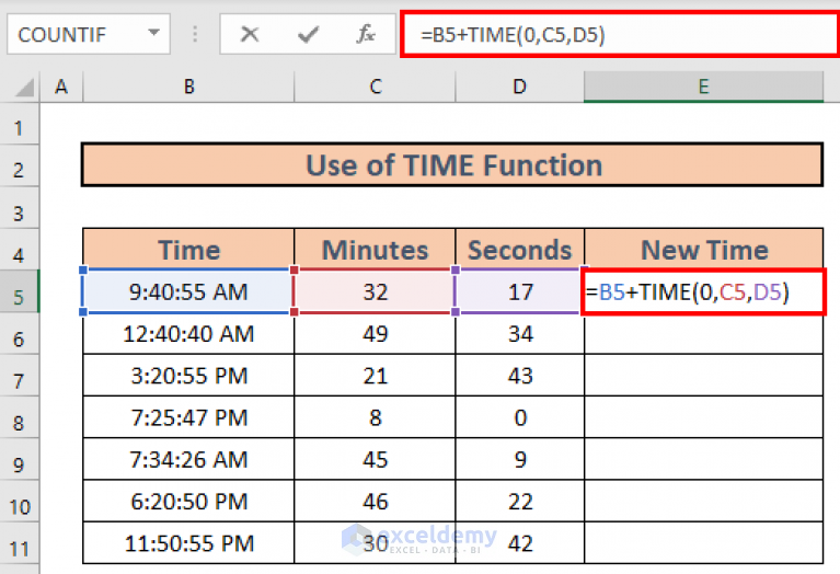 how-to-add-minutes-and-seconds-in-excel-3-easy-methods