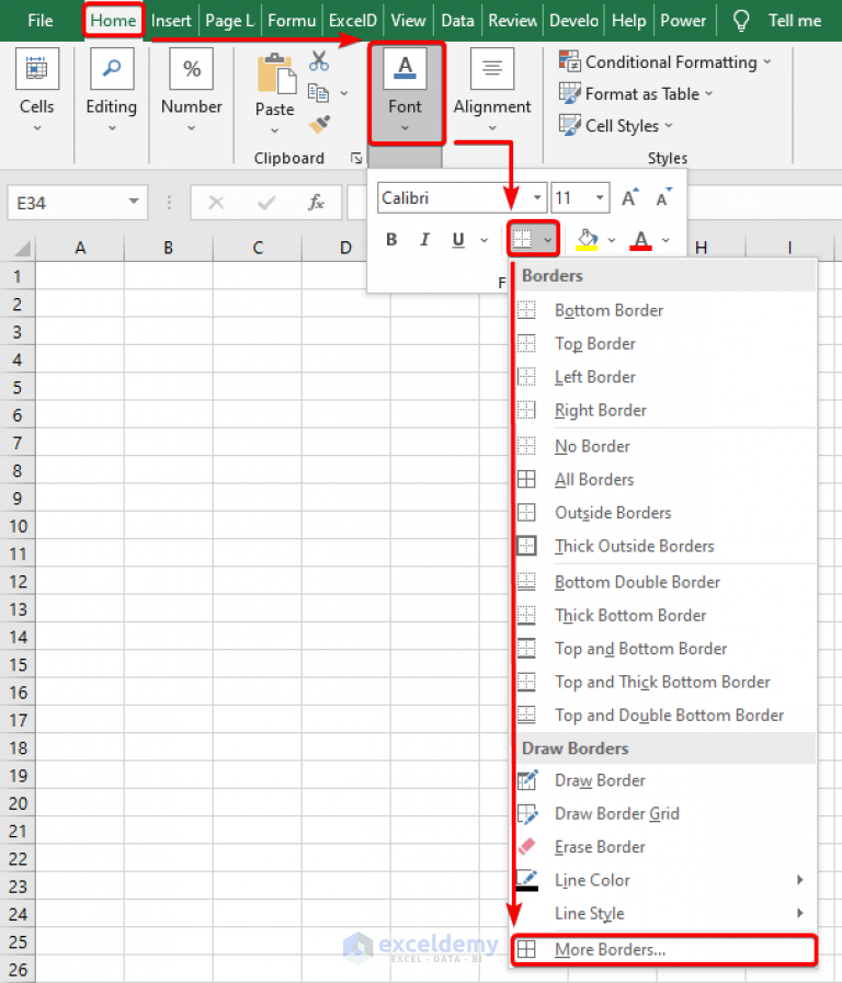 how-to-change-gridlines-to-dash-in-excel-with-easy-steps