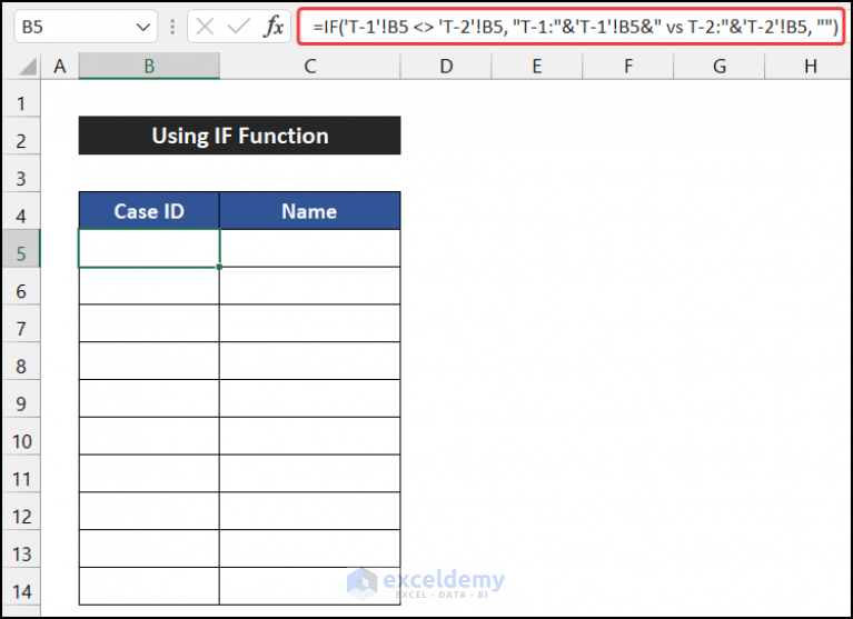 how-to-compare-two-excel-sheets-to-find-missing-data-7-ways