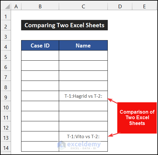 How To Find Missing Data Between Two Columns In Excel